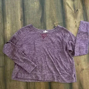 Victorias Secret lounge sweater with lace M